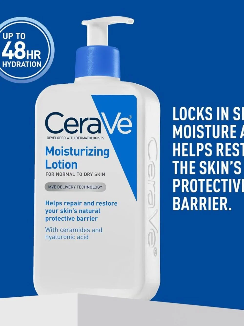 CeraVe Daily Moisturizing Lotion, Face and Body Lotion, Skin care, 12oz